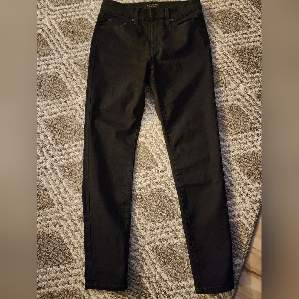 Banana Republic Dark Wash High-Rise Skinny Jeans